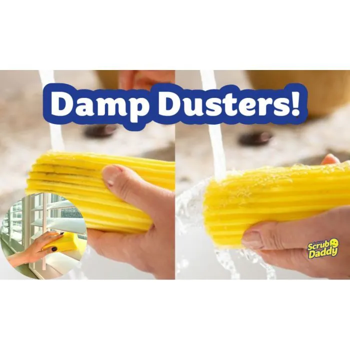 Губка для прибирання Scrub Daddy Damp Duster Для пилу Жовта (5060481022774/5060481023795) зображення 6
