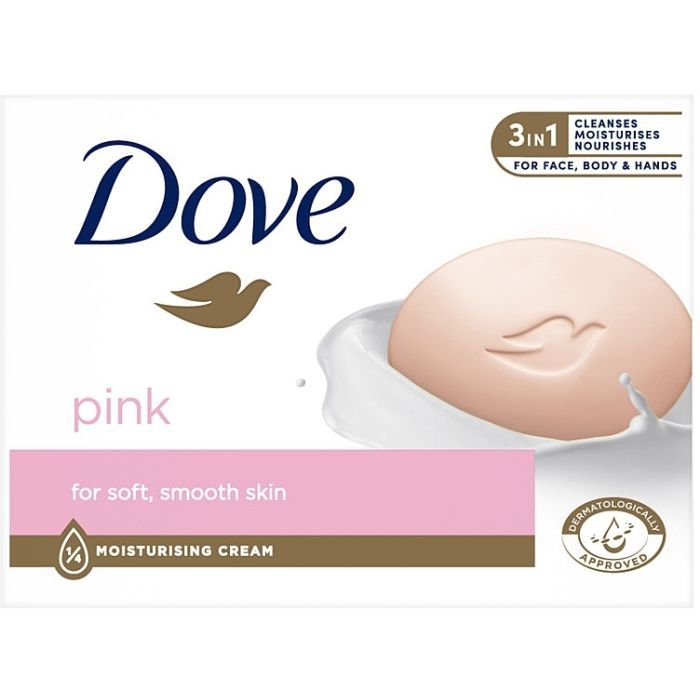 Твердое мыло Dove Розовая нежность 90 г (7501056349288)