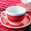 Чашка Ancap espresso 75 мл, серія Verona Millecolori Red (35111) зображення 3