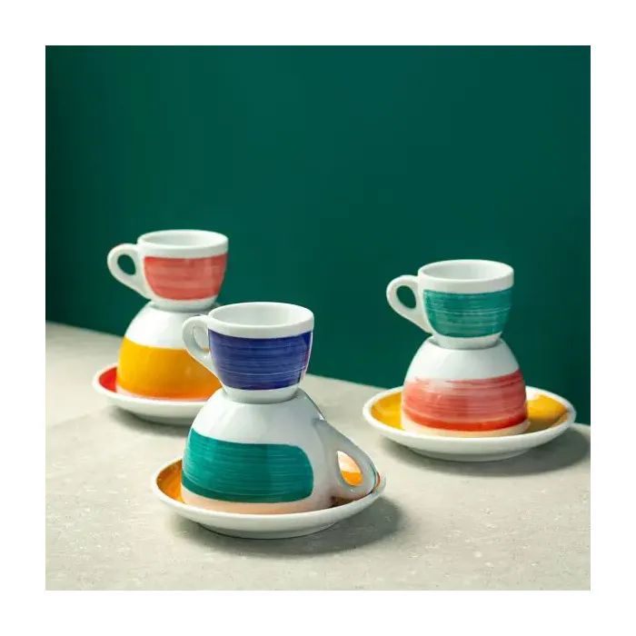 Чашка Ancap espresso 75 мл, серія Verona Millecolori Black (35117) зображення 5