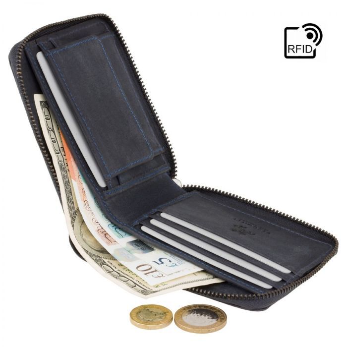 Гаманець Visconti 702 Bullet Oil Green (702 OIL GRN) зображення 4