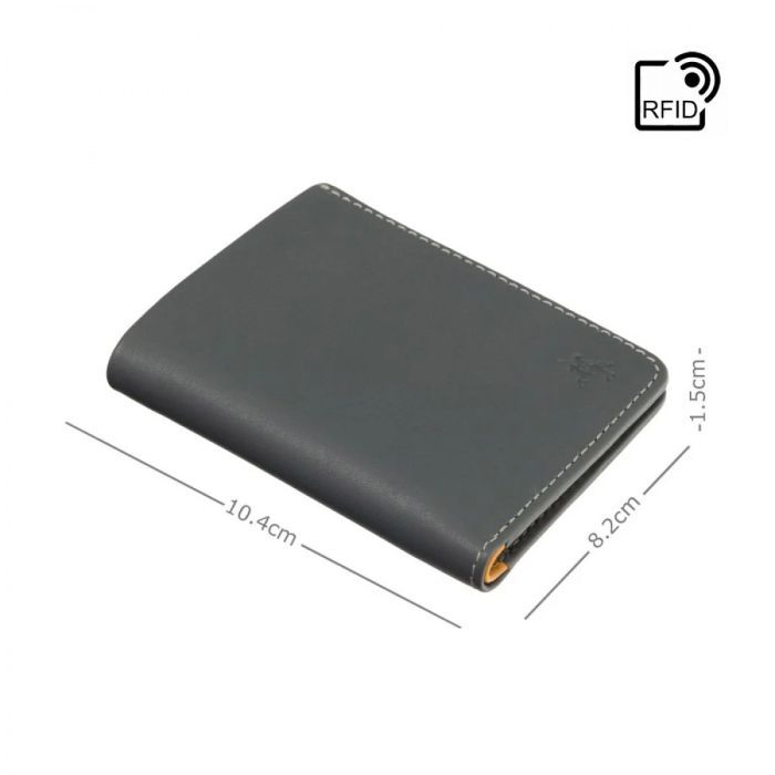 Кошелек Visconti VSL41 Clipper Grey/Mustard (VSL41 GREY/MUST) изображение 4