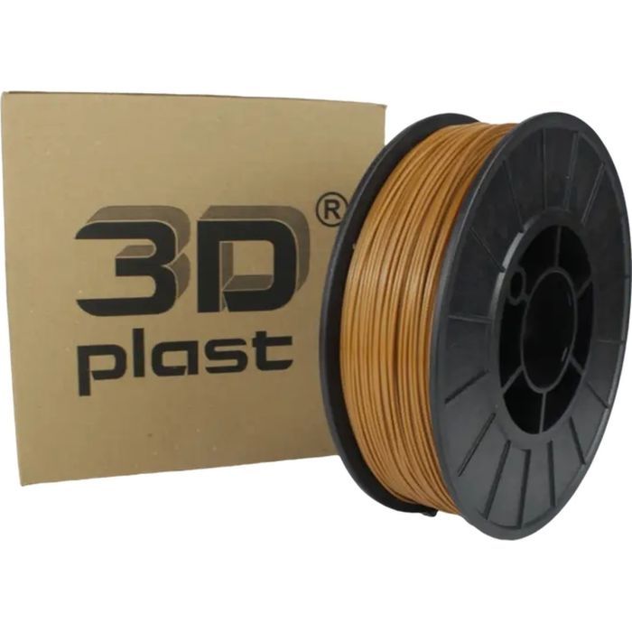 Пластик для 3D-принтера 3Dplast PLA 1.75мм, 0.85кг, gray-graphit (3DPLA17508GGF)