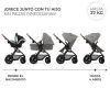 Коляска Kinderkraft 3 в 1 Moov 2 Air Light Gray (KSMOOV02LGR3000) (5902533925940) изображение 2