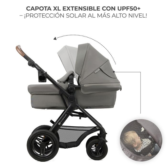 Коляска Kinderkraft 3 в 1 Moov 2 Air Pure Black (KSMOOV02BLK0000) (5902533925759) изображение 4