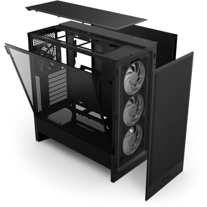 Корпус NZXT H5 Flow RGB Compact All White (CC-H52FW-R1) изображение 11