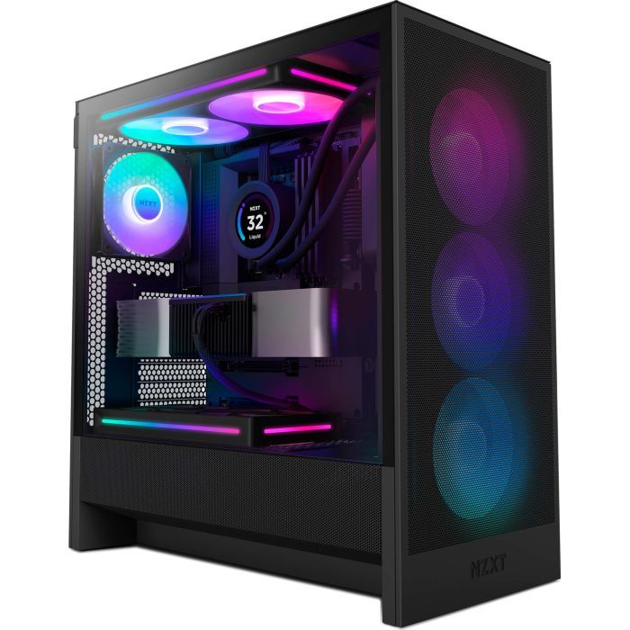 Корпус NZXT H5 Flow RGB Compact All White (CC-H52FW-R1)