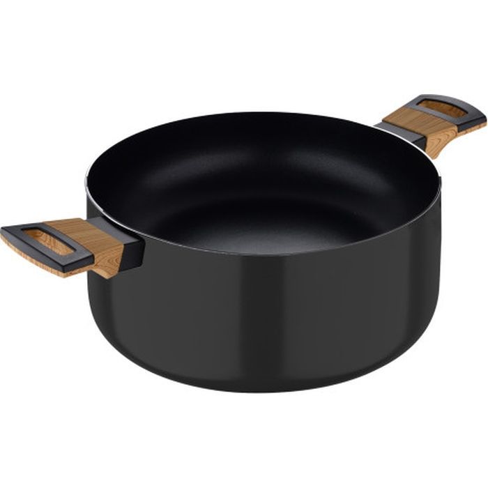 Кастрюля Bergner Earth black, з кришкою 28 см, 6 л (BG-32037-BK) изображение 3