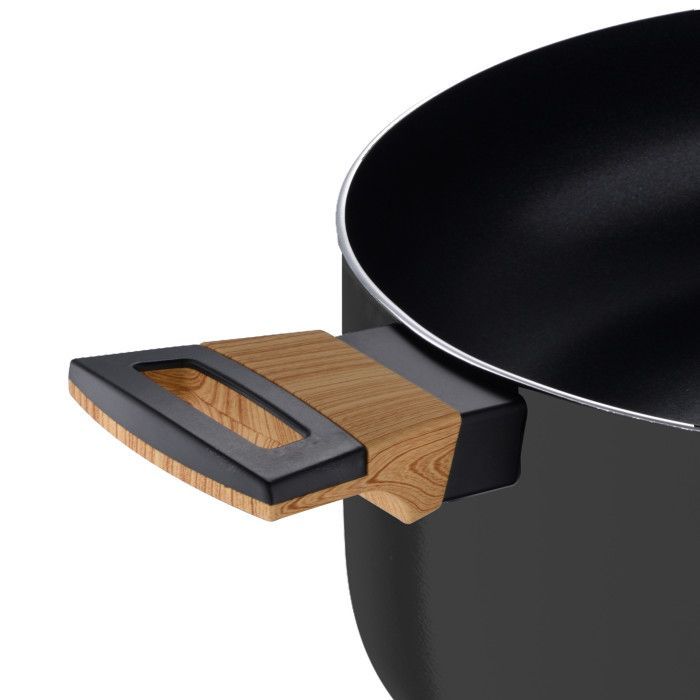 Кастрюля Bergner Earth black, з кришкою 28 см, 6 л (BG-32037-BK) изображение 6