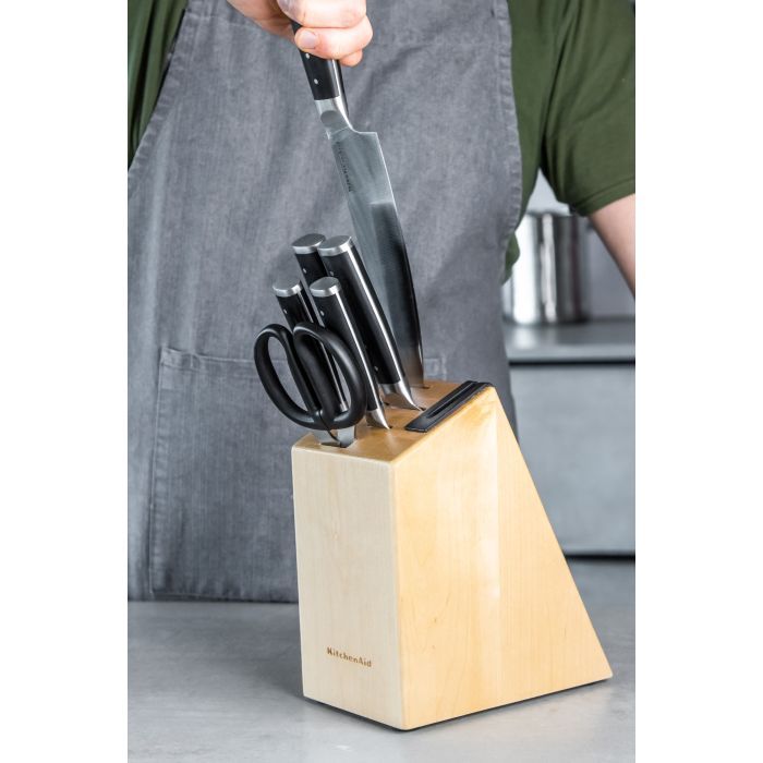 Набір ножів KitchenAid Coreline, з підставкою 5 предметів (KO5PSTSNOBG) зображення 10