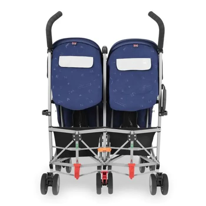 Коляска Maclaren Twin Triumph для двійні Blue/Silver (WM1Y120042) изображение 5