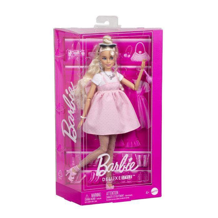 Кукла Barbie Deluxe style Barbiecore Модница в платье Baby doll (HYV27) изображение 4
