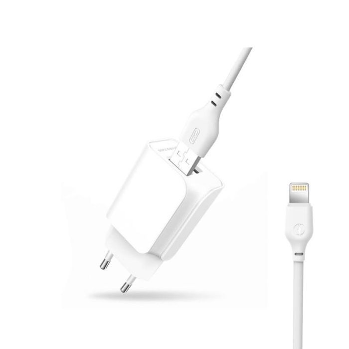 Зарядное устройство XO L35D 2USB / 2.1А + Lightning white (XO-L35-LGHT) изображение 2