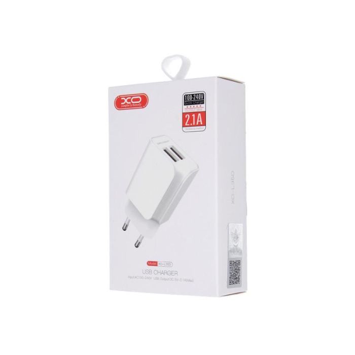 Зарядное устройство XO L35D 2USB / 2.1А + Lightning white (XO-L35-LGHT) изображение 4