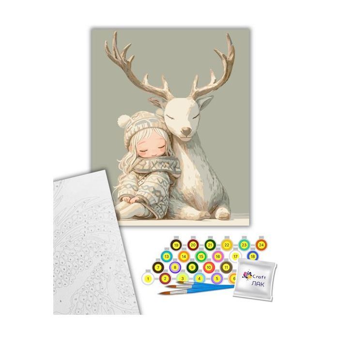 Картина по номерам ArtCraft Поруч з другом 40х50 см (10152-AC)