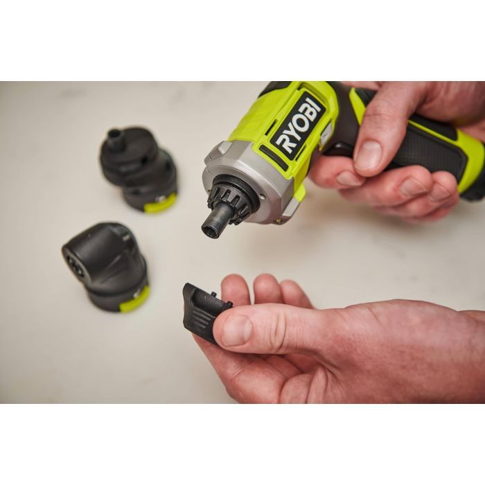 Викрутка акумуляторна Ryobi RSD4-120TA2, USB Lithium, 4V, 1х2Ah, 5Нм, 200об/хв, 2 насадки ,10 біт, кейс (5133006211) зображення 3