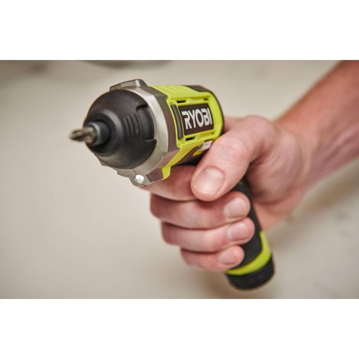 Викрутка акумуляторна Ryobi RSD4-120TA2, USB Lithium, 4V, 1х2Ah, 5Нм, 200об/хв, 2 насадки ,10 біт, кейс (5133006211) зображення 6