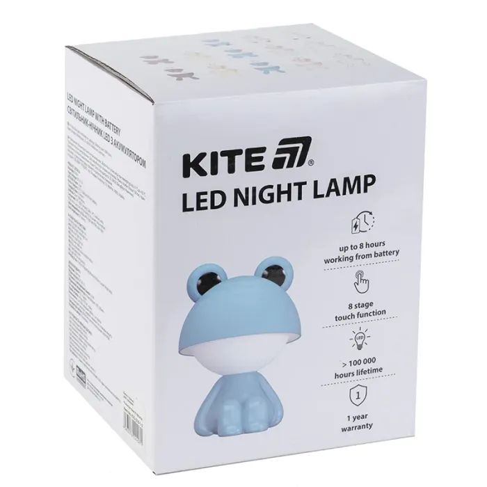 Нічник Kite Світильник LED з акумулятором Cute Bunny, персиковий (K25-316-1-4) зображення 3