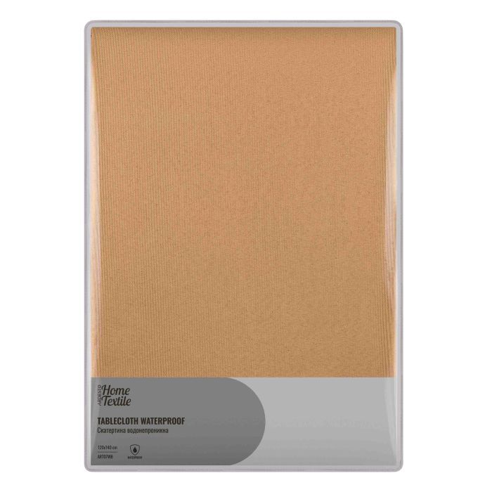 Скатерть Ardesto Waterproof 100% полиэстер, бежевый 120х140 см (ART07WB)