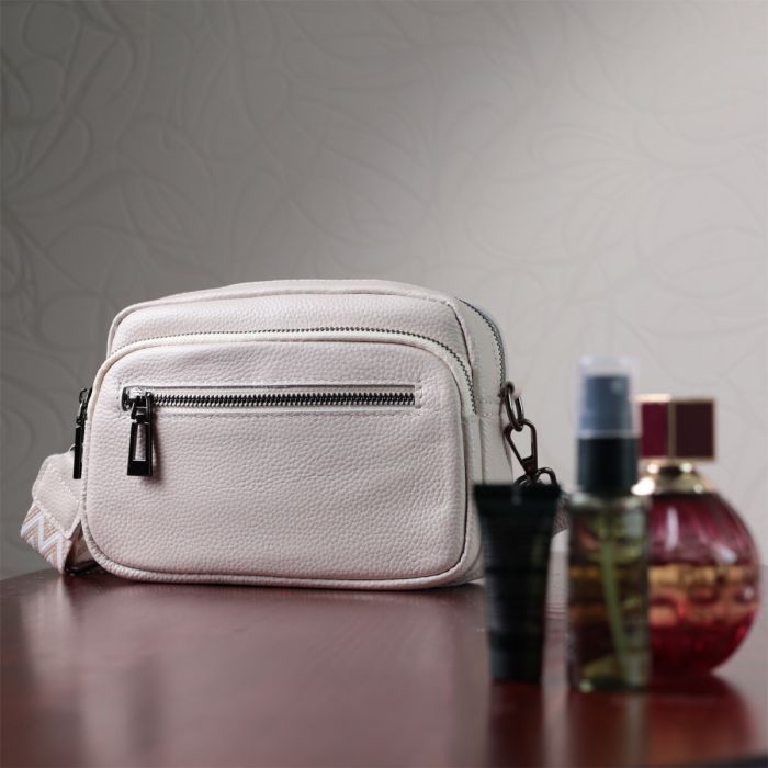 Сумка Vintage З натуральної шкіри Біла (22642) зображення 11