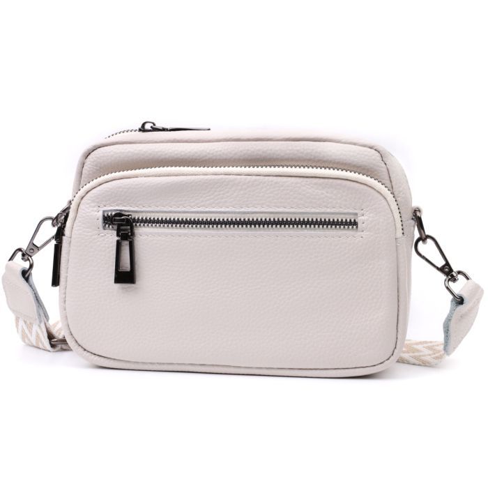 Сумка Vintage З натуральної шкіри Біла (22642) зображення 5