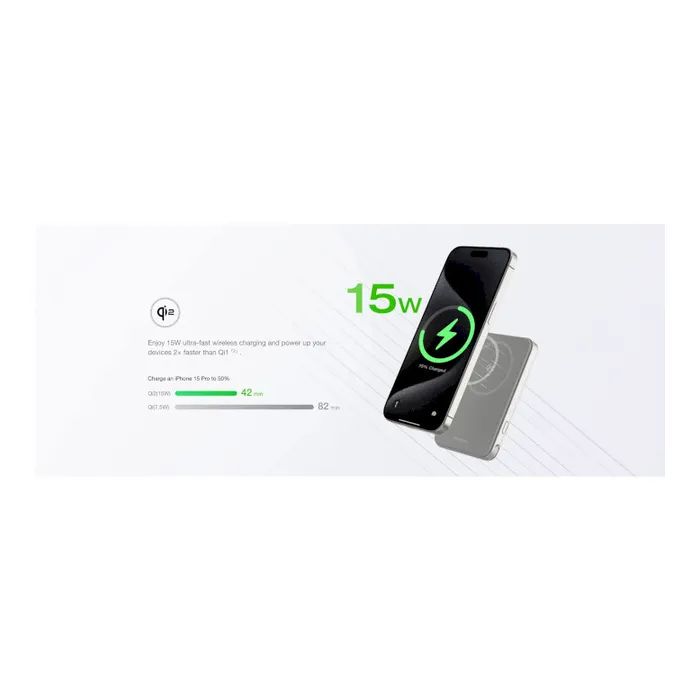 Батарея универсальная EcoFlow RAPID Magnetic Power Bank 5000 (EF-RAPID5000-B-EU) изображение 7