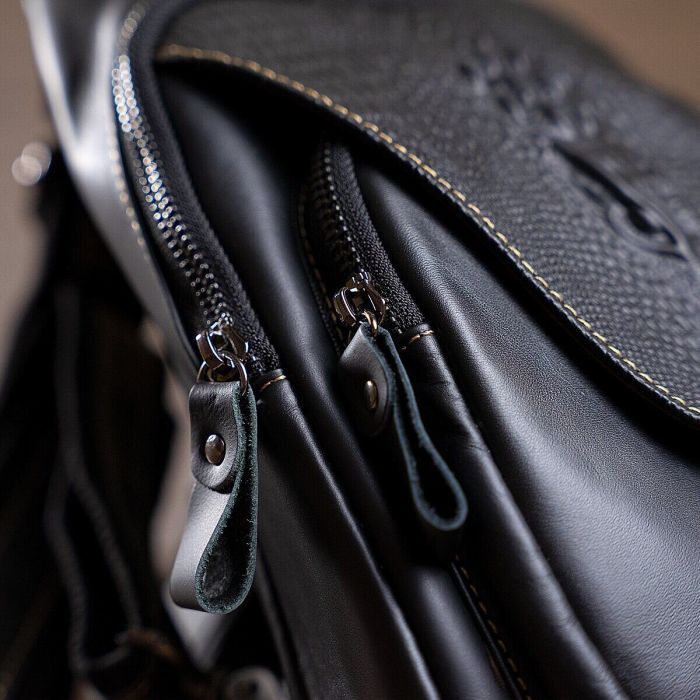 Сумка Vintage На плече Чорна (14760) зображення 10