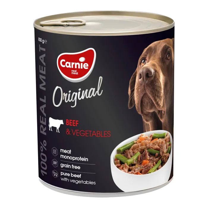 Консервы для собак Carnie Original Mono Protein Говядина с овощами 800 г (4820255193472)