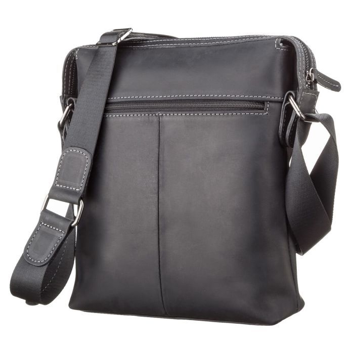 Сумка Shvigel Кожаная Черная (11098) изображение 2