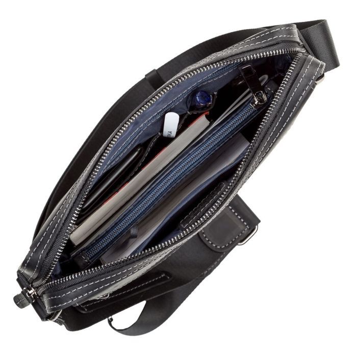 Сумка Shvigel Кожаная Черная (11098) изображение 7