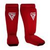 Захист гомілки і стопи RDX Shin Instep Foam Red/White XL (HYP-SIRW-XL)