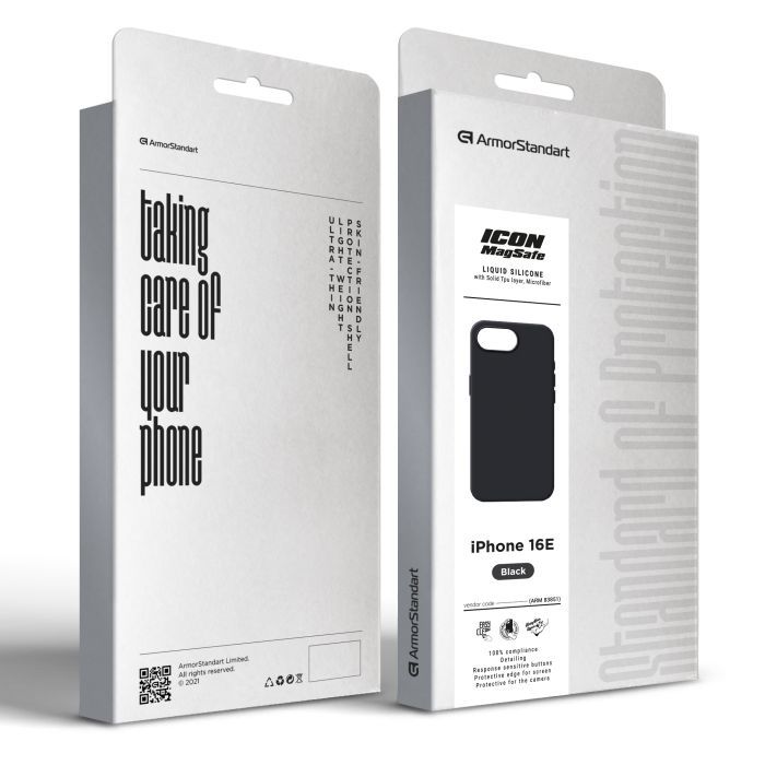 Чехол для мобильного телефона Armorstandart ICON2 MagSafe Apple iPhone 16e Black (ARM83851) изображение 3