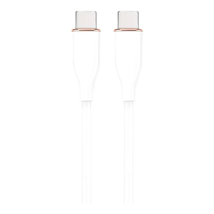 Дата кабель USB-C to USB-C 1.5m 3A Cablexpert (CC-USB2S-CMCM-1.5M-W)