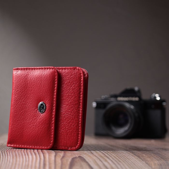 Кошелек ST Leather Из натуральной кожи Красный (22689) изображение 10