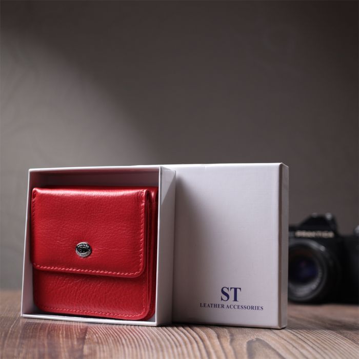 Кошелек ST Leather Из натуральной кожи Красный (22689) изображение 12