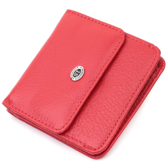 Кошелек ST Leather Из натуральной кожи Красный (22689)