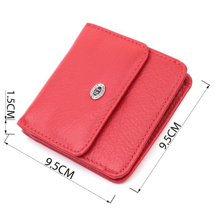Кошелек ST Leather Из натуральной кожи Красный (22689) изображение 3
