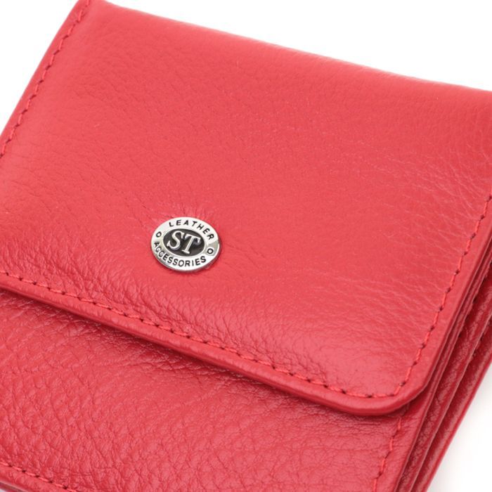 Кошелек ST Leather Из натуральной кожи Красный (22689) изображение 7