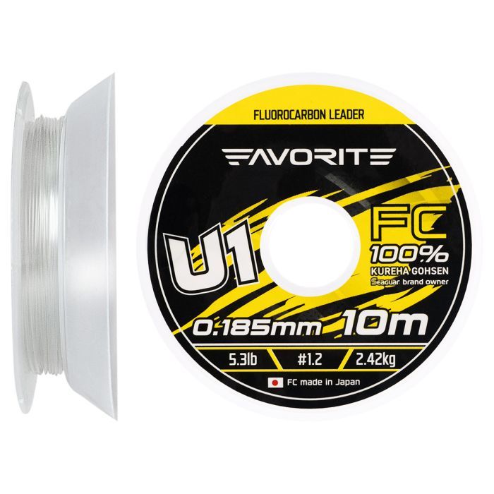 Флюорокарбон Favorite U1 FC 10m 3.5/0.31mm 14.1lb/6.38kg (1693.11.82)