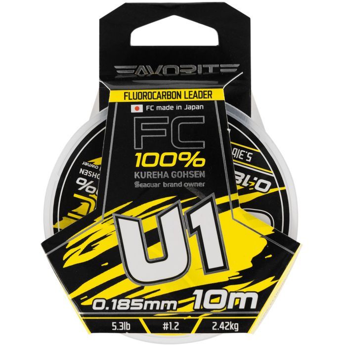 Флюорокарбон Favorite U1 FC 10m 3.5/0.31mm 14.1lb/6.38kg (1693.11.82) изображение 2