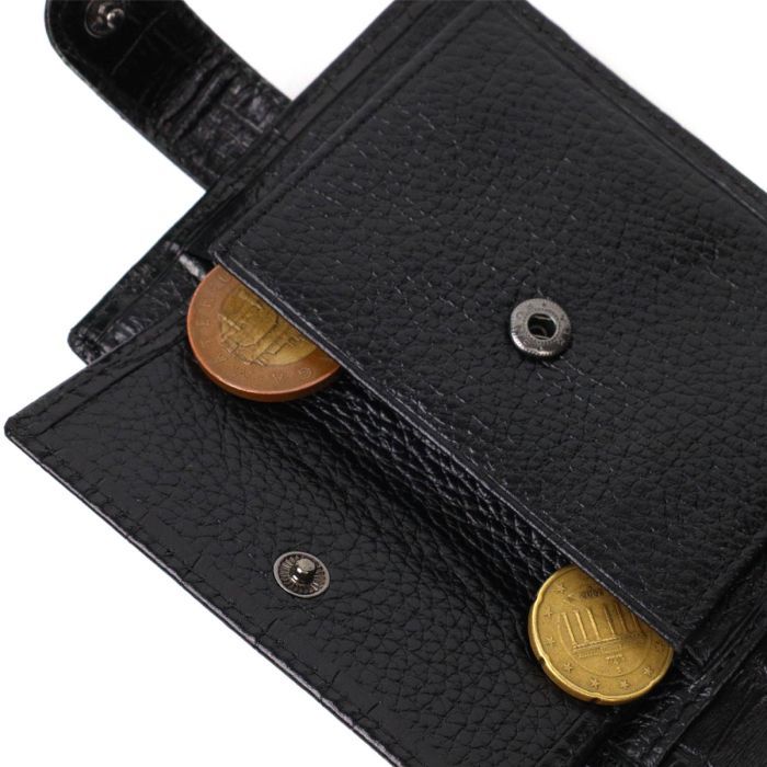 Гаманець Bond Accessories З натуральної шкіри Чорний (22000) зображення 9
