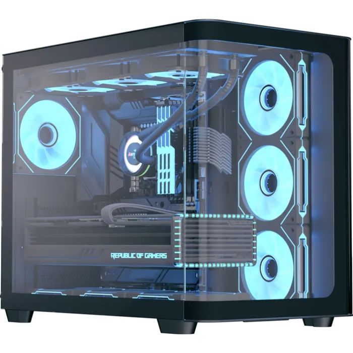 Корпус AeroCool P500C-G-BK-v1 Black (ACCM-PN01043.11)