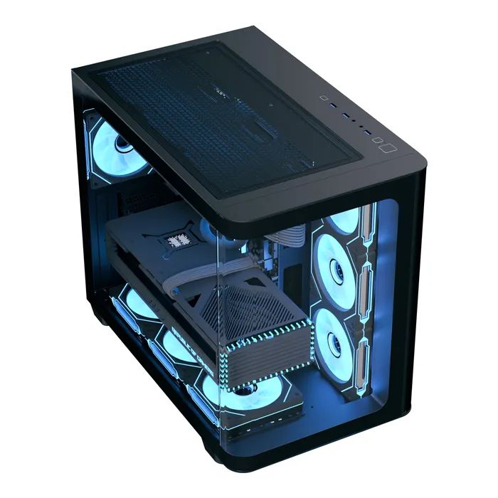 Корпус AeroCool P500C-G-BK-v1 Black (ACCM-PN01043.11) изображение 3