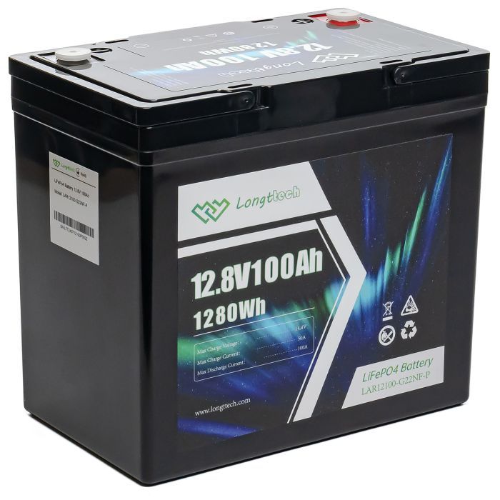 Батарея LiFePo4 Longttech 12.8V - 100Ah (LAR12100-G22NF-P) изображение 3