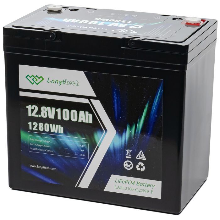 Батарея LiFePo4 Longttech 12.8V - 100Ah (LAR12100-G22NF-P) изображение 4