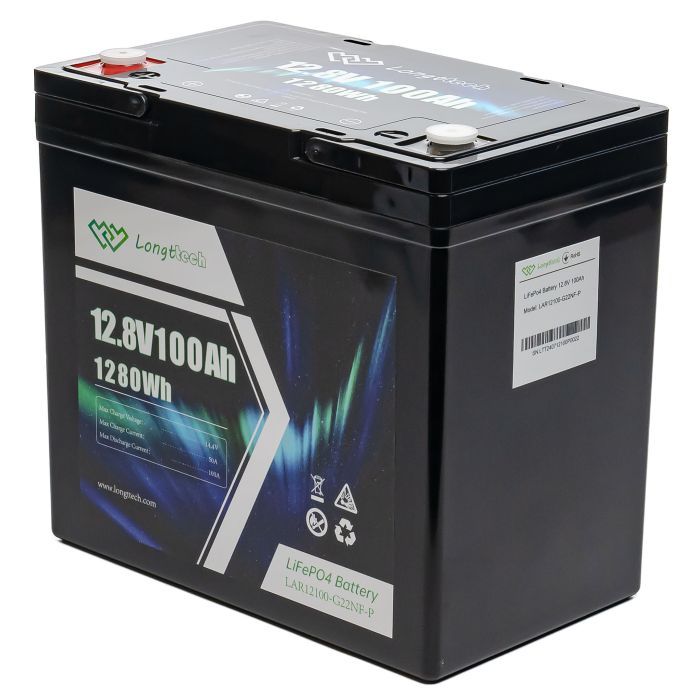 Батарея LiFePo4 Longttech 12.8V - 100Ah (LAR12100-G22NF-P) изображение 7