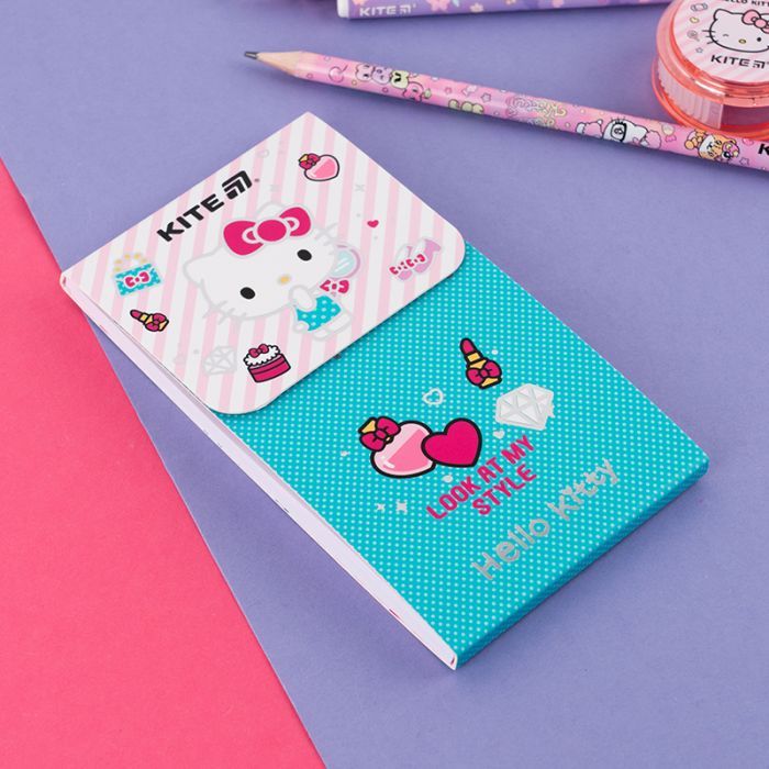 Блокнот Kite на магните Hello Kitty 60 листов, клетка (HK24-092-1) изображение 5
