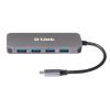 Концентратор D-Link DUB-2340 3xUSB3.0 1xUSB3.0 1xUSB (DUB-2340) зображення 2