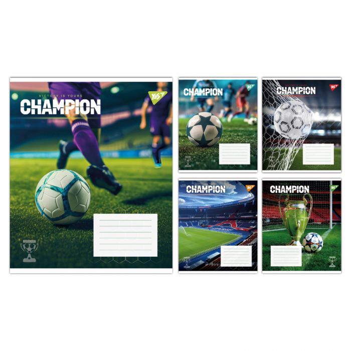 Тетрадь Yes Champion А5 18 листов линия (767822)