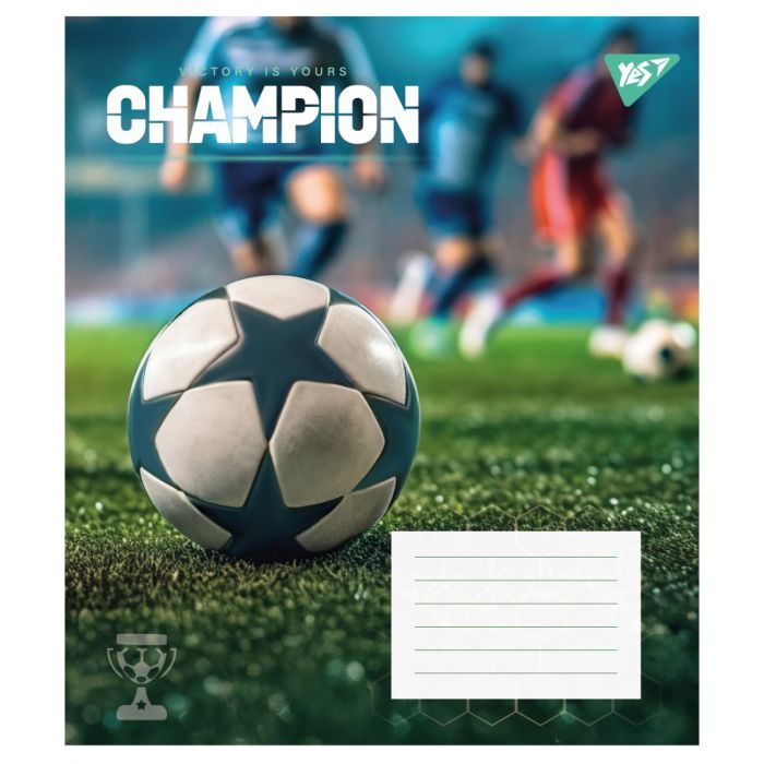 Тетрадь Yes Champion А5 18 листов линия (767822) изображение 3